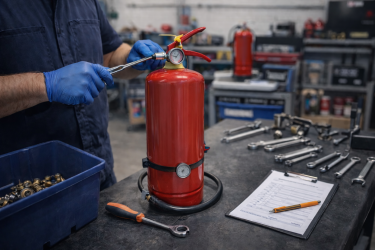 REPARANDO EXTINGUIDOR